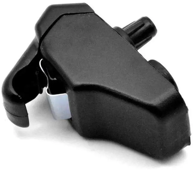 Alt view image 6 of 7 - Yingshan Black Sun Visor Clip Hook Retainer For Maserati Quattroporte Ghibli 2014-2017