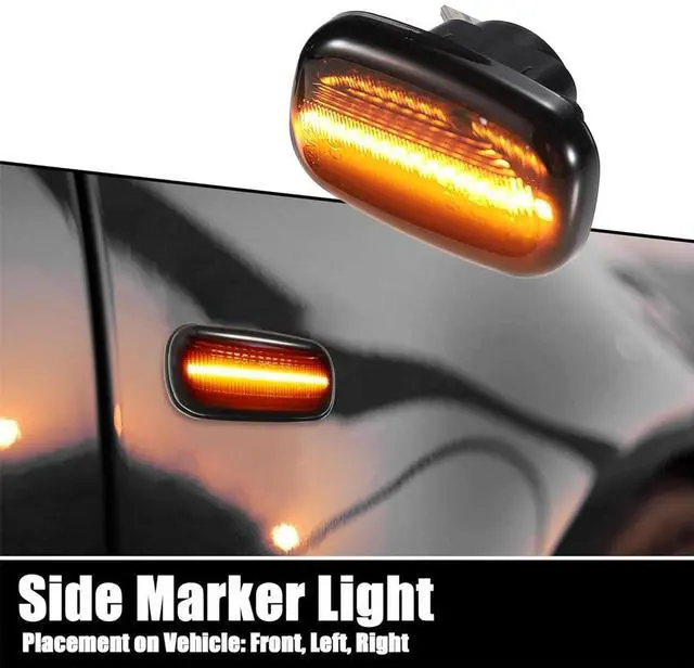 Alt view image 2 of 6 - Acaigel Sequential Led Side Marker Signal Lights 2X For Toyota Hilux Corolla Prius