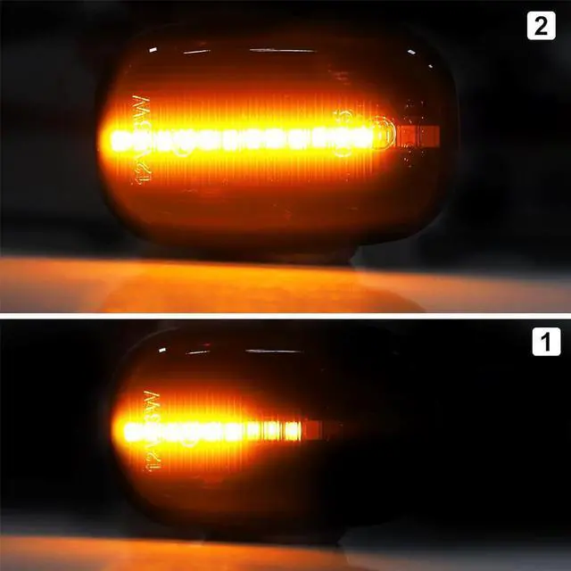 Alt view image 4 of 6 - Acaigel Sequential Led Side Marker Signal Lights 2X For Toyota Hilux Corolla Prius