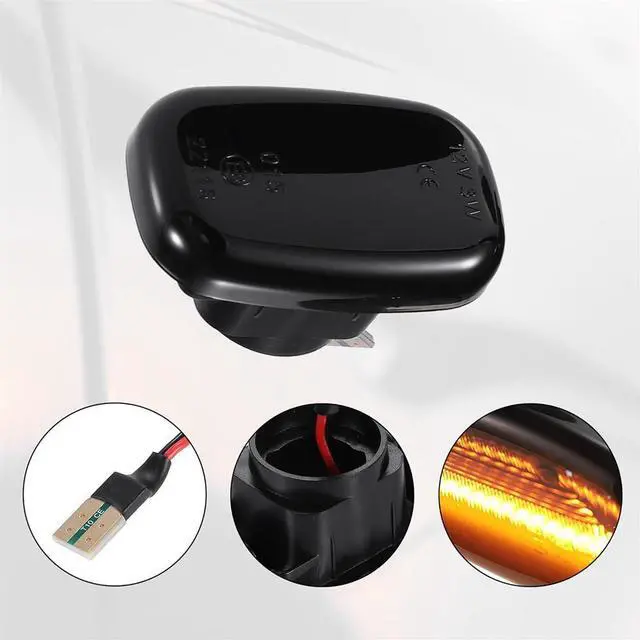 Alt view image 3 of 6 - Acaigel Sequential Led Side Marker Signal Lights 2X For Toyota Hilux Corolla Prius