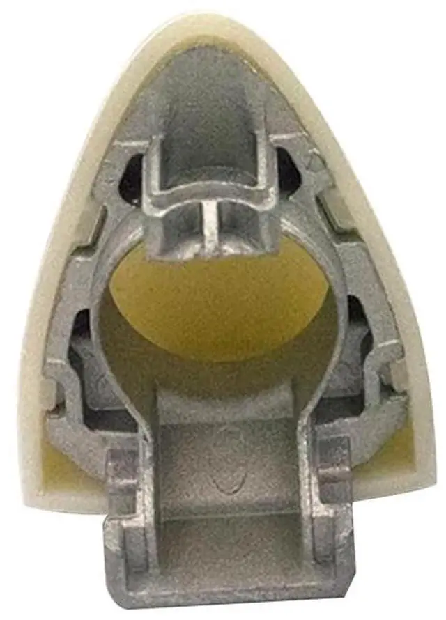 Alt view image 5 of 6 - Yingshan Front Left Driver Side Door Handle Key Hole Cover In White For Chevrolet Cruze 2015-2018