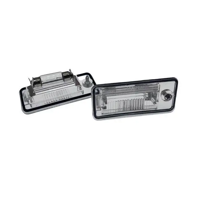 Alt view image 2 of 5 - Acaigel 1 Pair 8E0807430A 8E0807430B Number License Plate Light Lamp For Audi