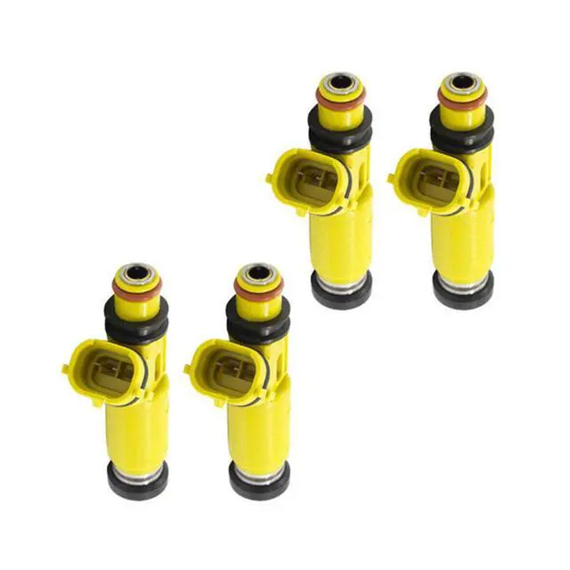 Alt view image 5 of 5 - Yingshan 4Pcs 195500-4450 Fuel Injector For Mazda