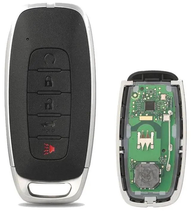 Alt view image 2 of 6 - Acaigel 285E3-7La7A 5 Buttons 433Mhz Remote Car Key For Nissan