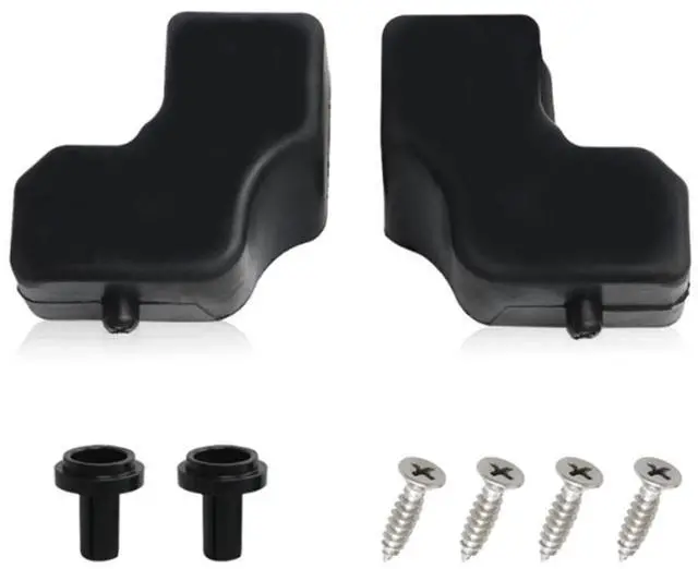 Alt view image 2 of 6 - Yingshan 1Set Hc3Z-99439A00-A Hc3Z-99439A00-B Tailgate Upper Rubber Bushing Bumpers