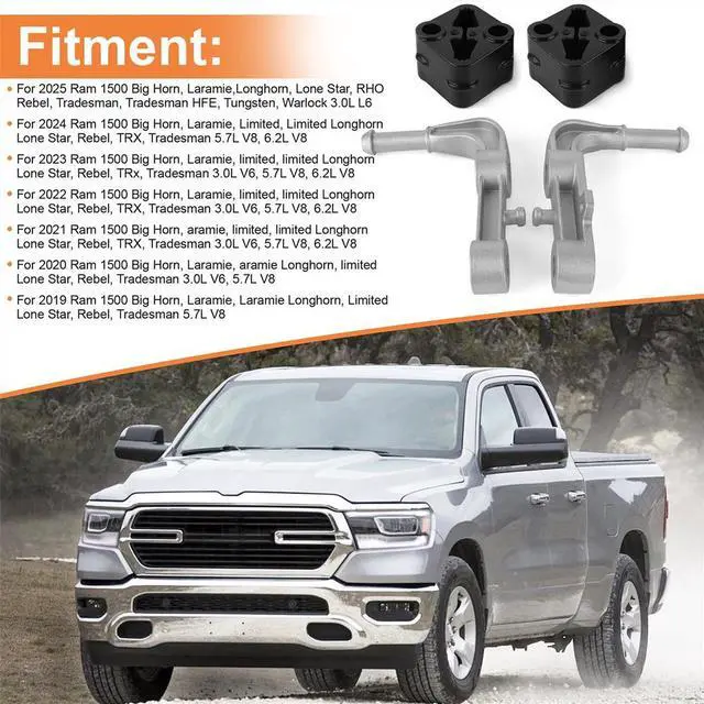 Alt view image 7 of 7 - Yingshan For Ram 1500 2019-2025 Exhaust Hanger Bracket 68275662Ab 68395841Aa 68519121Aa