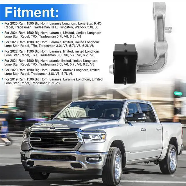 Alt view image 2 of 6 - Acaigel Exhaust Bracket Isolator Set For Ram 1500 2019-2025 68275662Ab 68275662Aa