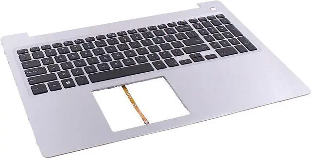 Main image of Palmrest Upper Case Backlit US Keyboard MR2KH for Inspiron 15 5570 0MR2KH