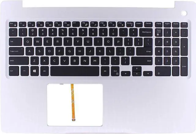 Alt view image 2 of 5 - Palmrest Upper Case Backlit US Keyboard MR2KH for Inspiron 15 5570 0MR2KH