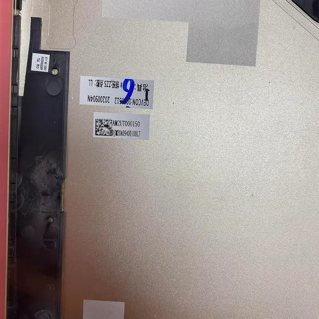 Alt view image 4 of 6 - Laptop LCD Back Cover Top Case Rear Lid for Envy X360 13-AY M15276-001 Gold