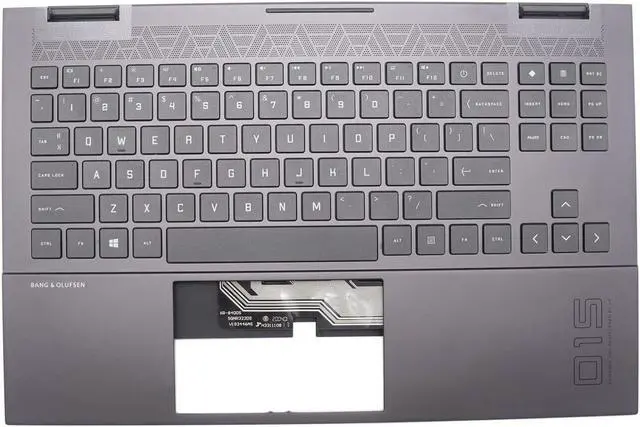 Main image of for OMEN 15-EK 15-EN TPN-Q236 Upper Case with Backlit Keyboard M00666-001