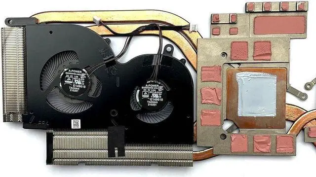 Alt view image 5 of 6 - CPU GPU Cooling Fan Heatsink MSI GS66 Stealth 10UG 10UH MS-16V3 E322500770A87Y1L