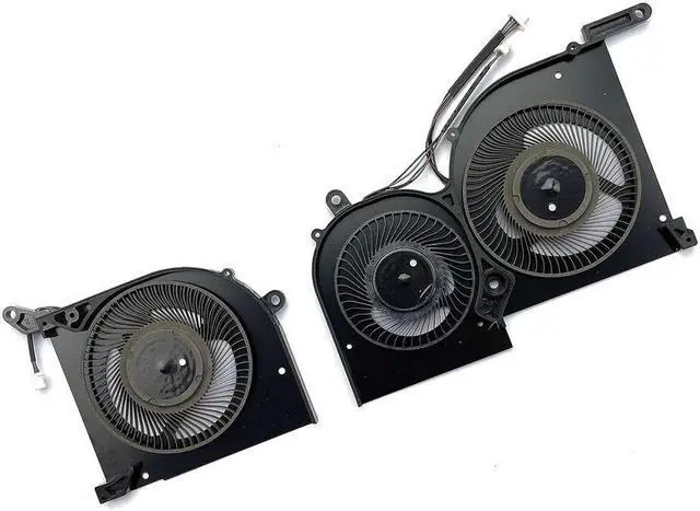 Alt view image 2 of 6 - CPU GPU Cooling Fan GS66 WS66 Stealth 10SD 10SE 10SF MS-16V1 MS-16V2 Pair