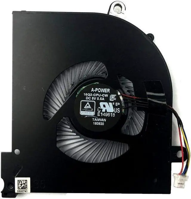 Alt view image 2 of 5 - CPU Gpu Cooling Fan Pair for GS65VR GS65 Laptop GS65VR Stealth P65 MS-16Q1