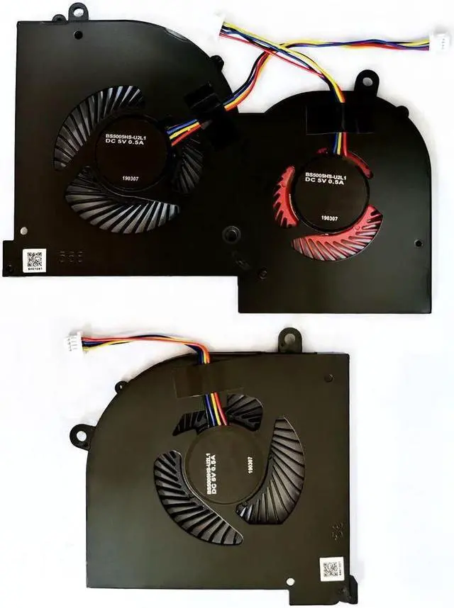 Main image of CPU Gpu Cooling Fan Pair for GS65VR GS65 Laptop GS65VR Stealth P65 MS-16Q1