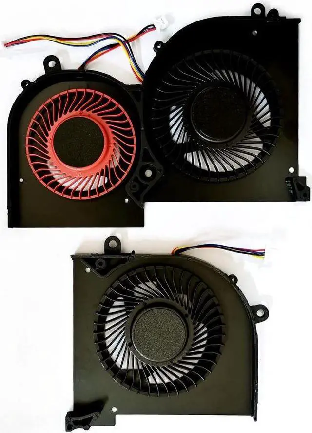 Alt view image 5 of 5 - CPU Gpu Cooling Fan Pair for GS65VR GS65 Laptop GS65VR Stealth P65 MS-16Q1