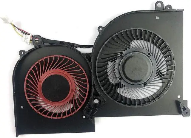 Alt view image 3 of 5 - CPU Gpu Cooling Fan Pair for GS65VR GS65 Laptop GS65VR Stealth P65 MS-16Q1