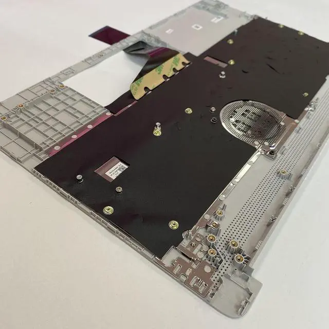 Alt view image 3 of 6 - for 15-DY 15-EF Laptop Upper Case Palmrest Keyboard L63578-001 Sliver 15s-fq