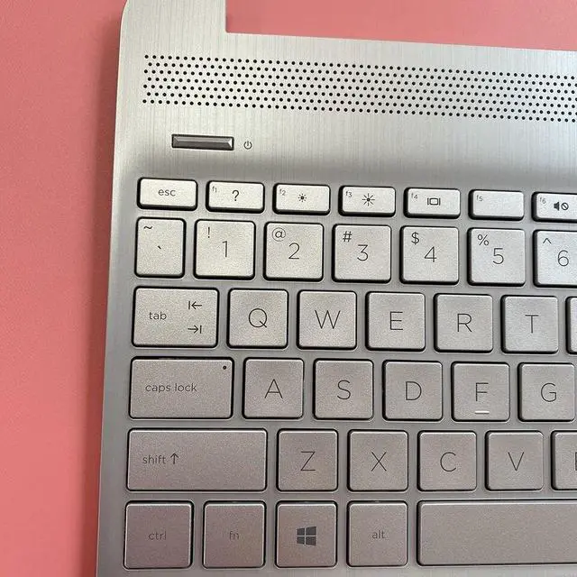 Alt view image 5 of 6 - for 15-DY 15-EF Laptop Upper Case Palmrest Keyboard L63578-001 Sliver 15s-fq