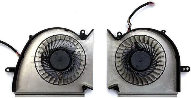 Alt view image 5 of 5 - Fan for GE75 Raider GL75 GP75 Leopard MS-17E2 CPU + GPU Cooling Fan Set