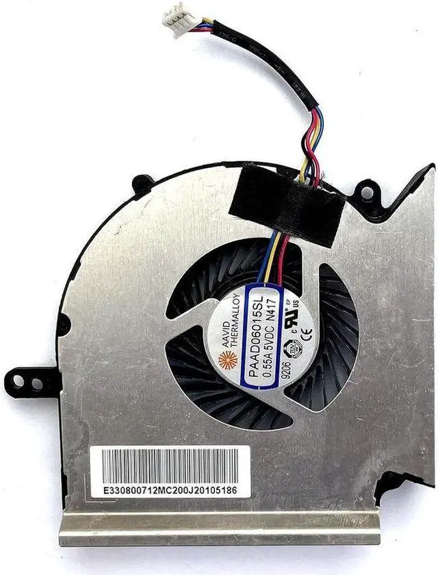 Alt view image 3 of 5 - Fan for GE75 Raider GL75 GP75 Leopard MS-17E2 CPU + GPU Cooling Fan Set