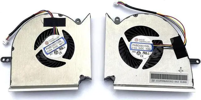 Main image of Fan for GE75 Raider GL75 GP75 Leopard MS-17E2 CPU + GPU Cooling Fan Set