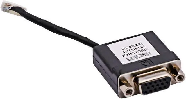 Main image of DP to VGA Port Adapter Black Cable ThinkCentre M900 M600 4X2755 04X2755