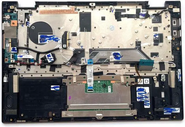 Alt view image 6 of 6 - For Inspiron 14 7405 2-in-1 Laptop Palmrest Case US Keyboard 0MKCVW MKCVW