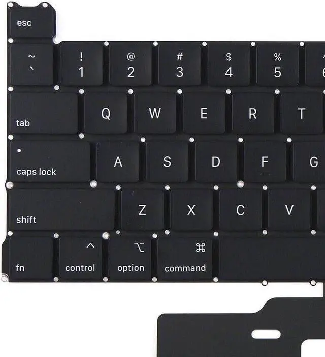Alt view image 4 of 4 - Replacement for MacBook Pro 13 inch A2289 2020 US Layout Keyboard