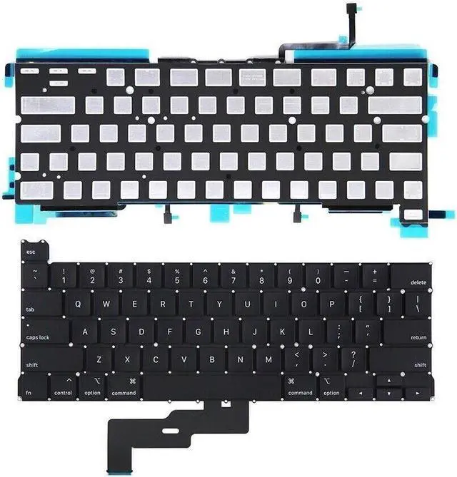 Alt view image 3 of 4 - Replacement for MacBook Pro 13 inch A2289 2020 US Layout Keyboard