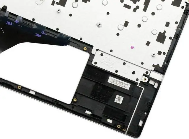 Alt view image 2 of 5 - for Pavilion 15-CS 15-CW Case Palmrest US Keyboard Backlit L24752-001 Silver