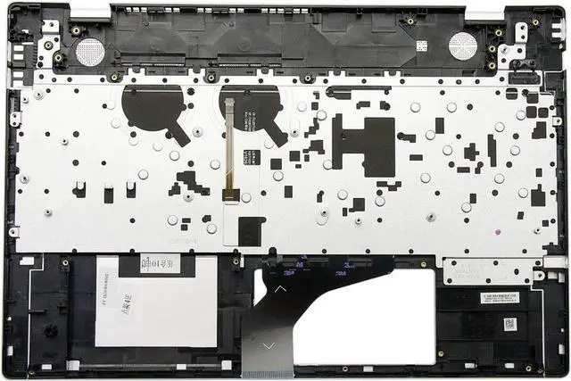 Alt view image 5 of 5 - for Pavilion 15-CS 15-CW Case Palmrest US Keyboard Backlit L24752-001 Silver