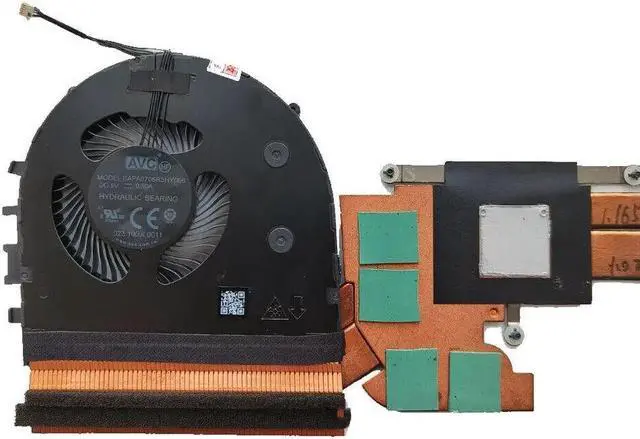 Alt view image 3 of 4 - for ThinkPad X1 P1 Gen 3 Cooling Heatsink CPU GPU Fan 5H40Y67590 5H40Y67588