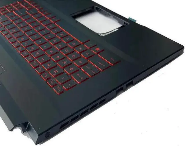 Alt view image 3 of 6 - Backlit US Keyboard for Katana GF66 MS-17L1 MS-17L3 Palmrest Upper Case