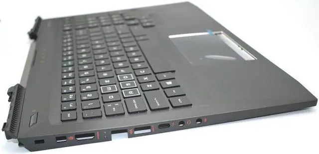 Alt view image 2 of 5 - L20535-001 New Palmrest Upper Top Case US Keyboard TP for OMEN 15-CE