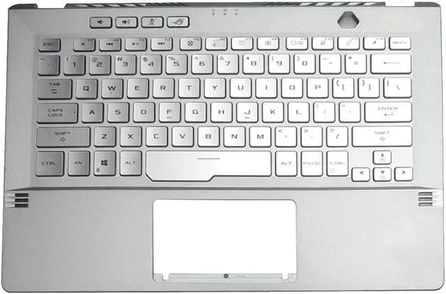 Alt view image 6 of 7 - for Ideapad Yoga 7-14ITL5 Palmrest Backlit US Keyboard Touchpad 5CB1A16224