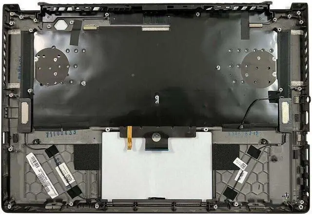 Alt view image 4 of 4 - For ROG Zephyrus GA503Q GU603 Top Palmrest Backlit US Keyboard Cover Black