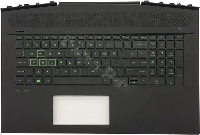 Main image of Palmrest Backlit L58645-001 Green for Pavilion Gaming 17T-CD 17-CD 17.3 Case