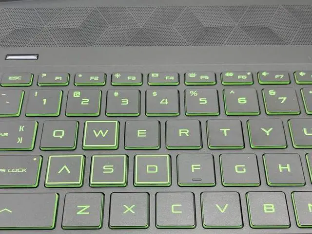 Alt view image 5 of 5 - Palmrest Backlit L58645-001 Green for Pavilion Gaming 17T-CD 17-CD 17.3 Case