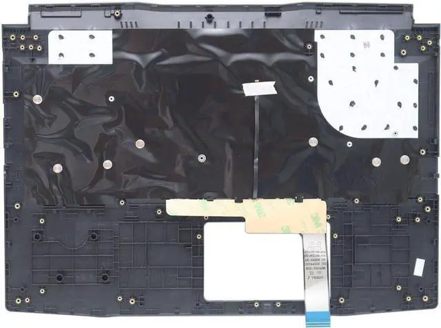 Alt view image 3 of 4 - New Backlit US Keyboard for Pulse GL66 GF66 MS-1581 Red Palmrest Upper Cover