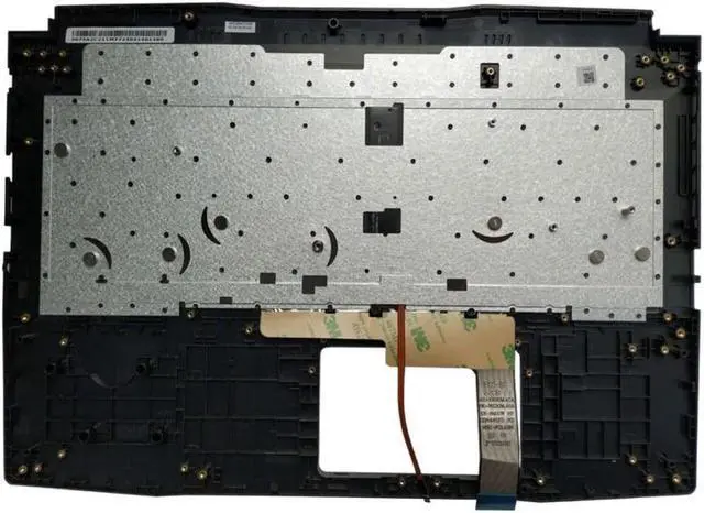 Alt view image 4 of 4 - New Backlit US Keyboard for Pulse GL66 GF66 MS-1581 Red Palmrest Upper Cover