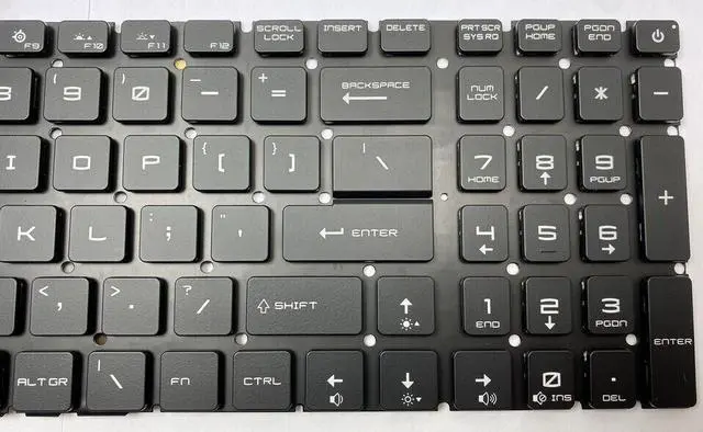 Alt view image 2 of 4 - Laptop part New GE76 Raider US Layout Keyboard Backlit RGB 10UE 10UG 10UH 11UE MS-17K3 Universal