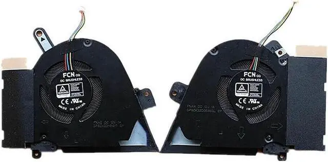 Alt view image 4 of 4 - New CPU+GPU Cooling Fan Replacement for ASUS TUF Dash F15 FX516 FX516P Air RTX3070 12V 1A DFSCK221151817