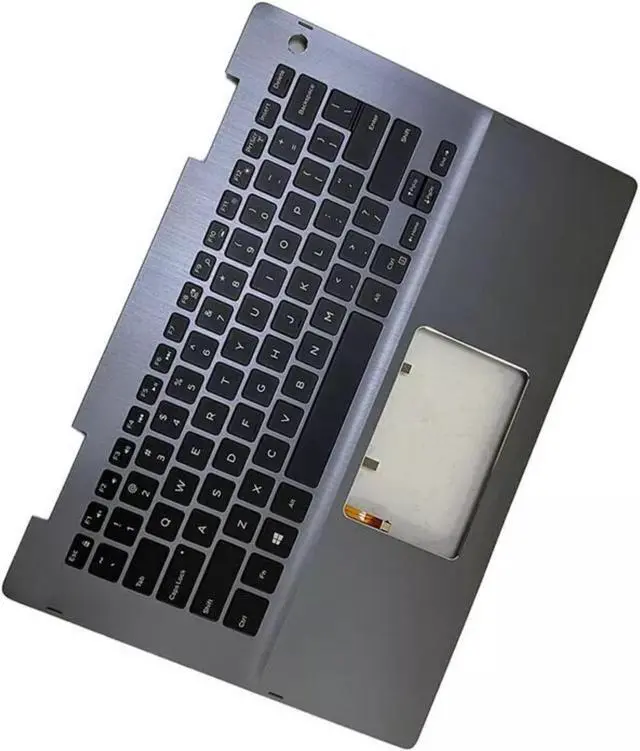 Alt view image 4 of 5 - For Inspiron 5482 5485 5491 Palmrest Backlit Keyboard 09VMHF 9VMHF Top Case