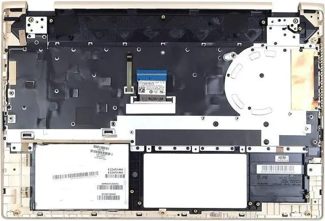 Alt view image 2 of 2 - L20851-001 PAVILION X360 15-CR 15T-CR Palmrest Keyboard Backlit Grid Gold Top