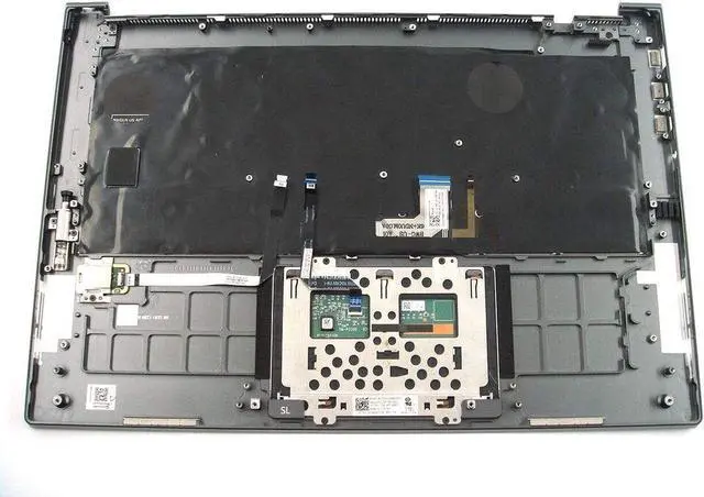 Alt view image 5 of 5 - US For Yoga C930-13 C930-13IKB Top Case Palmrest Keyboard 5CB0S72607