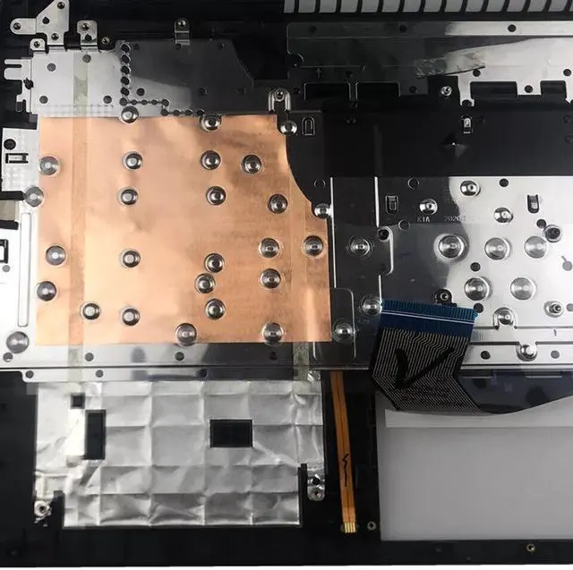 Alt view image 3 of 7 - For Pavilion 15-EC Top Palmrest Keyboard Green Backlit L72597-001 L72598-001