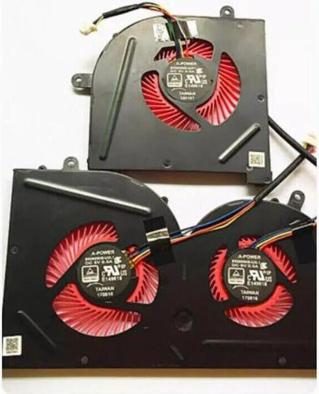 Alt view image 3 of 3 - CPU + GPU Cooling Fan for MSI GS63 GS63VR 6RF 6RF-001US 7RF 7RF-212UK GS73 GS73V
