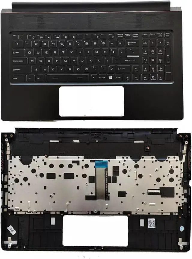Alt view image 2 of 6 - For GS75 Laptop US Keyboard Top Case Color Backlit MS-17G1 MS-17G2 MS-17G3