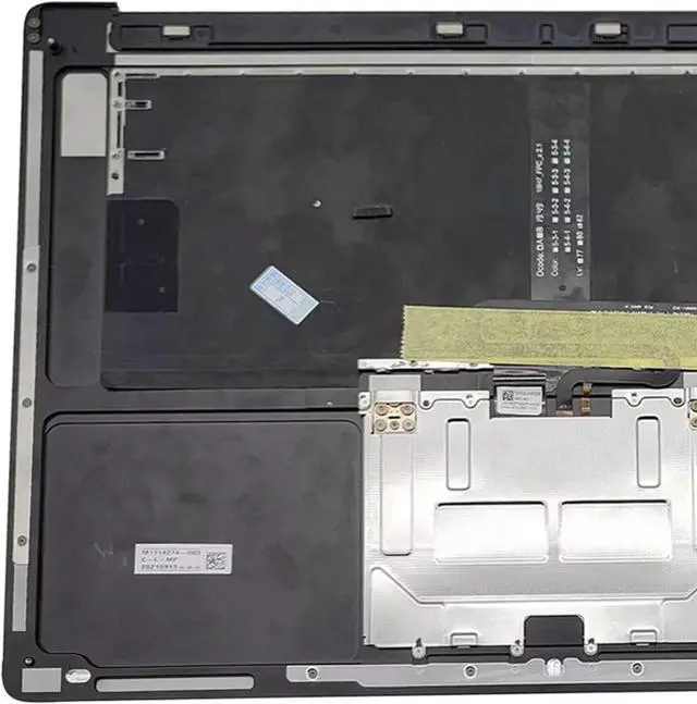 Alt view image 5 of 6 - For Microsoft Surface Laptop 4 1953 Black 15" Palmrest US Keyboard Touchpad 102-18H73LHA01, M1114274